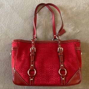 Authentic Coach Miniature Signature Tote F12346